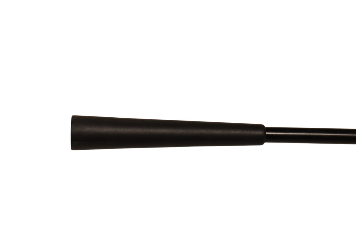 Close-up of Garmin flexible long-range VHF antenna body and base