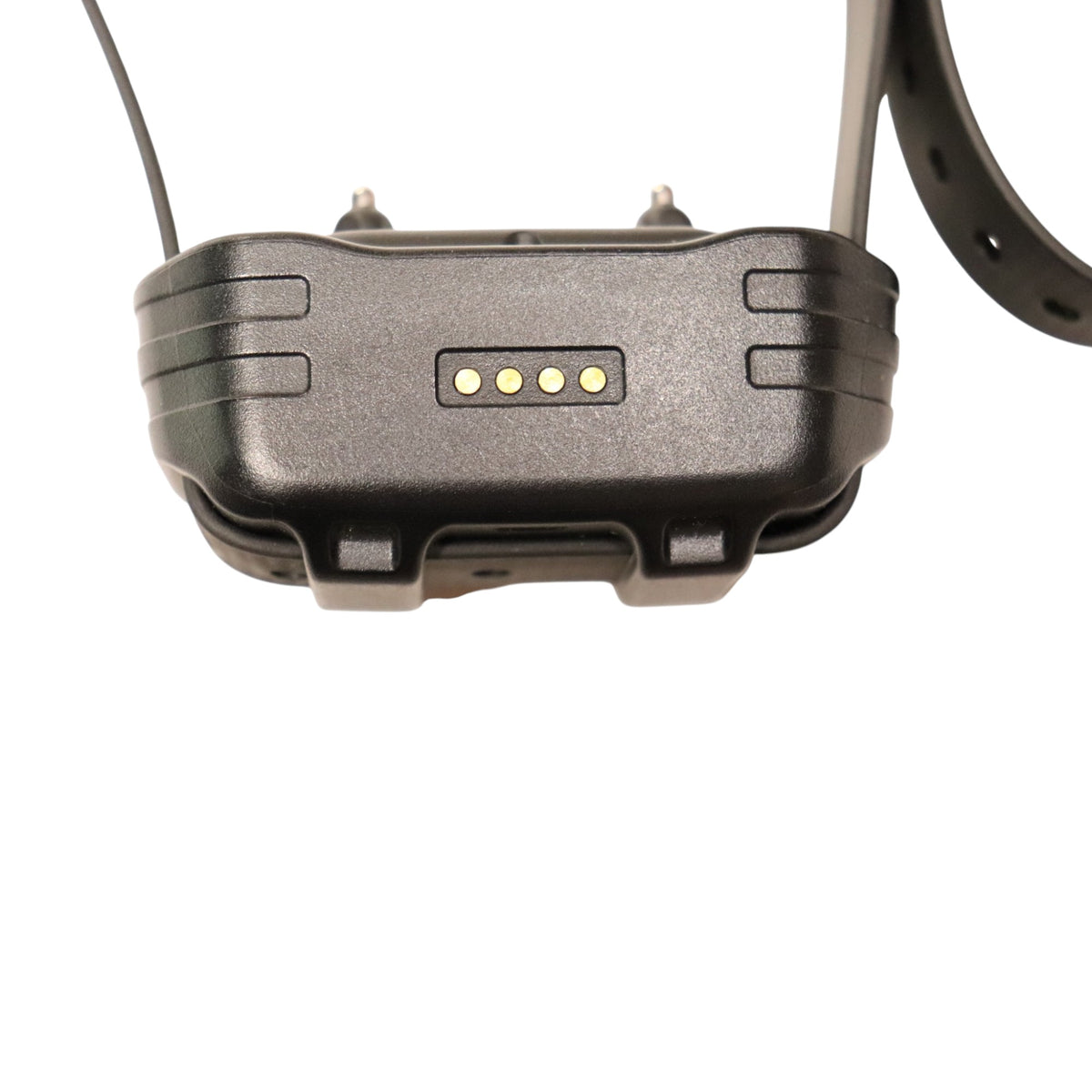 Close-up of Garmin PT6 receiver charging connection