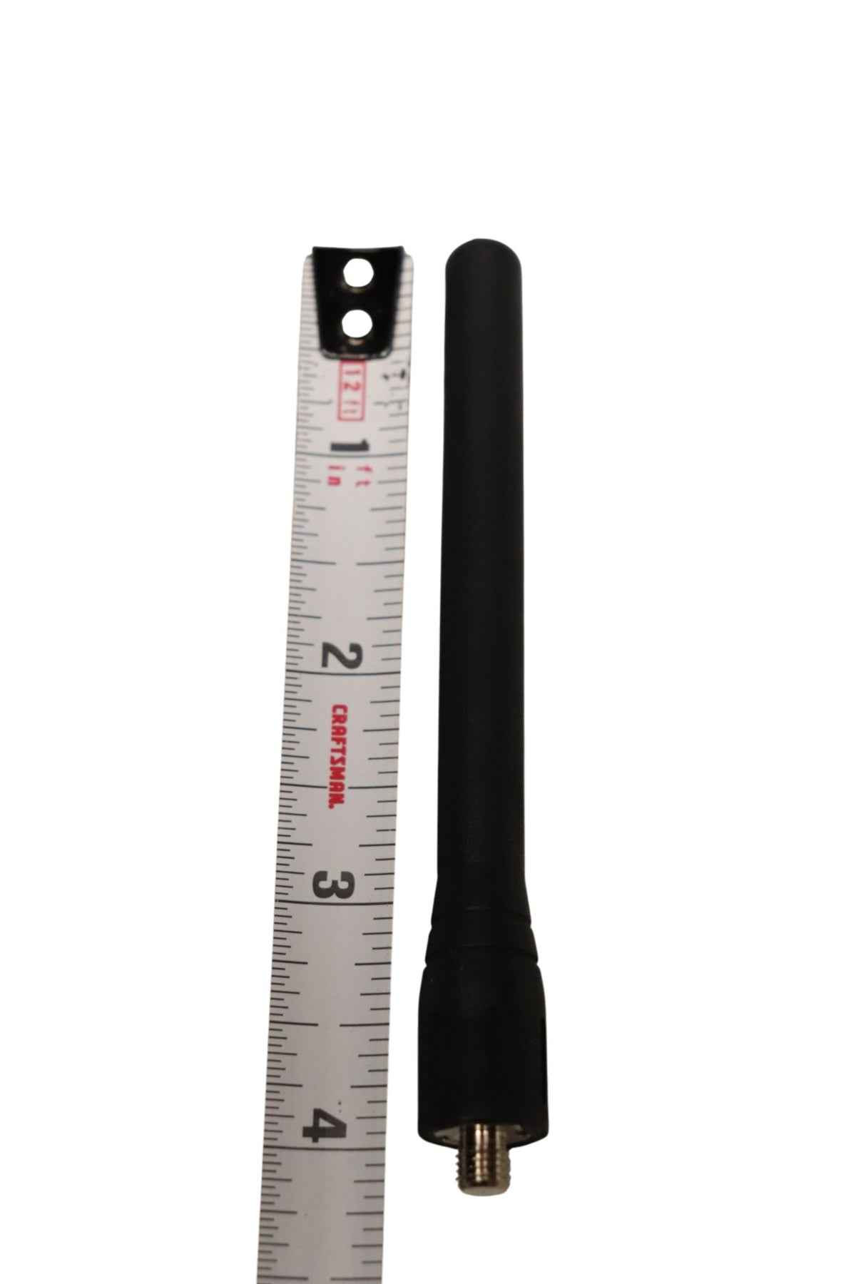 Tri-Tronics G2 black replacement transmitter antenna shown measuring approximately 4 inches