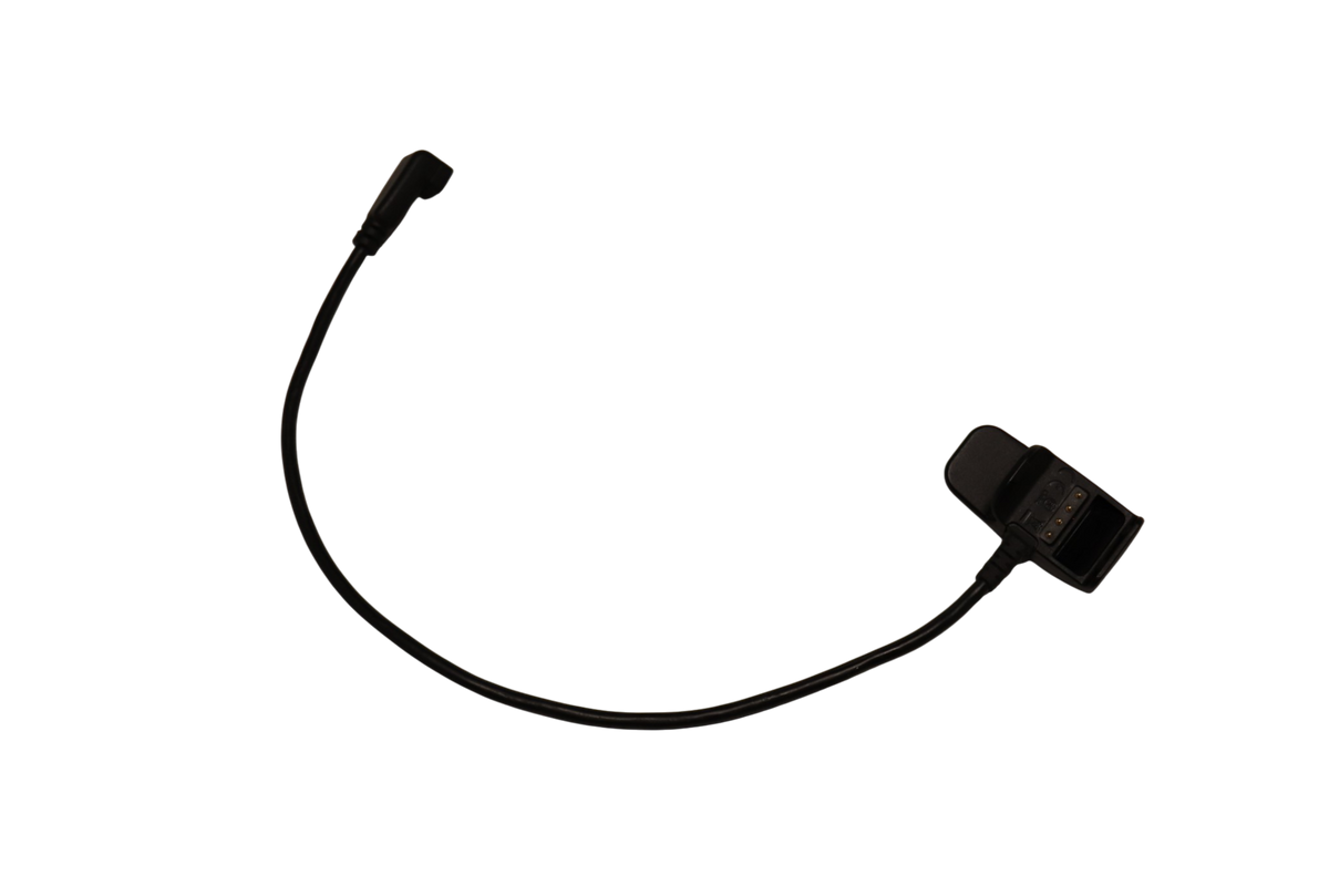 Garmin PRO Series receiver charging clip full cable view