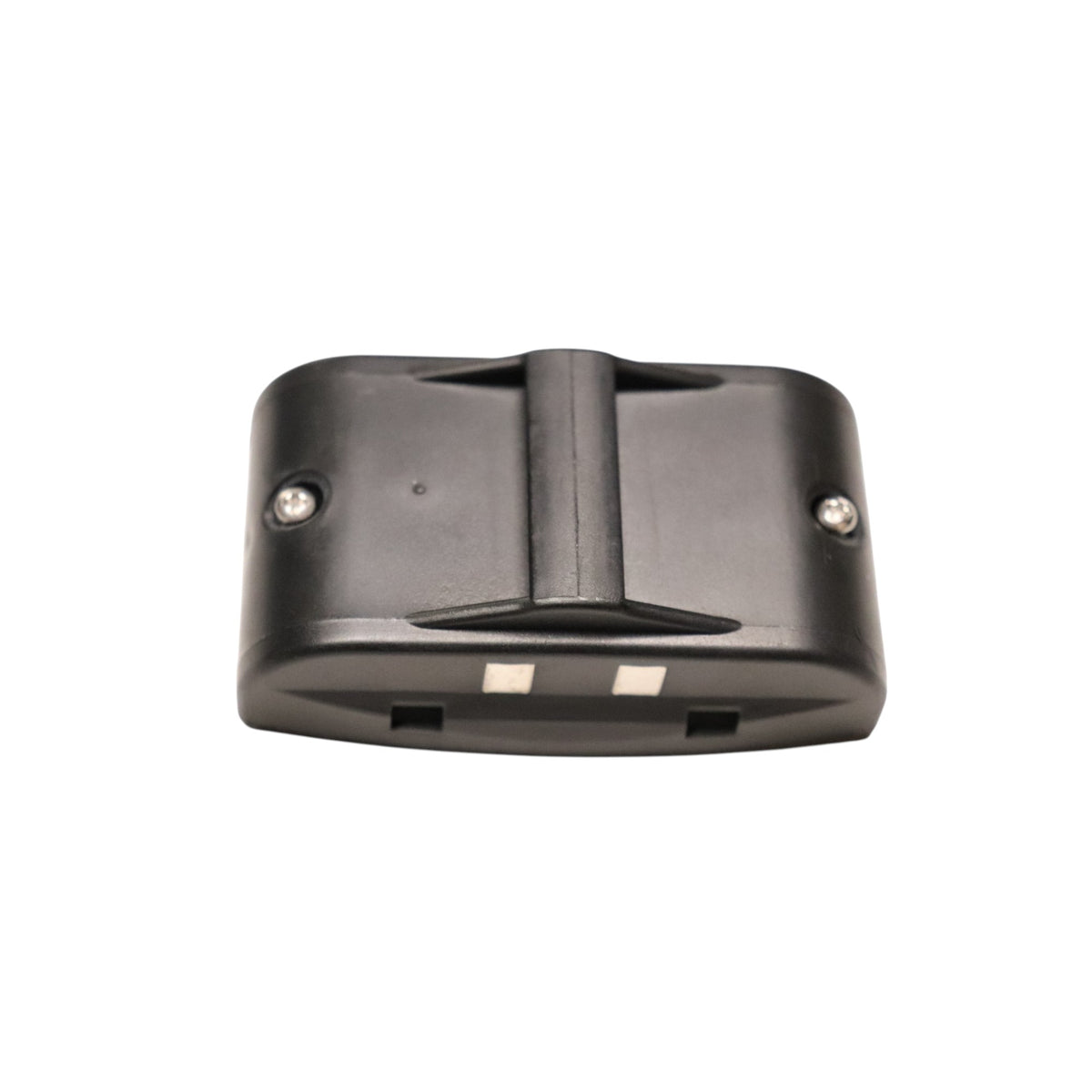 Injection-molded housing on StimStock replacement battery for Tri-Tronics G2/G3 EXP receivers