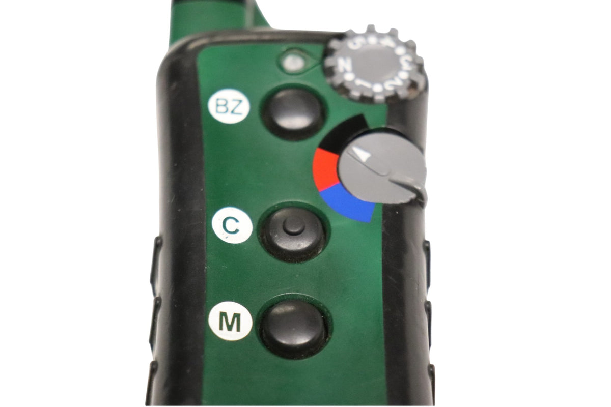 Tri-Tronics Sport Basic G3 EXP transmitter buttons and selector controls